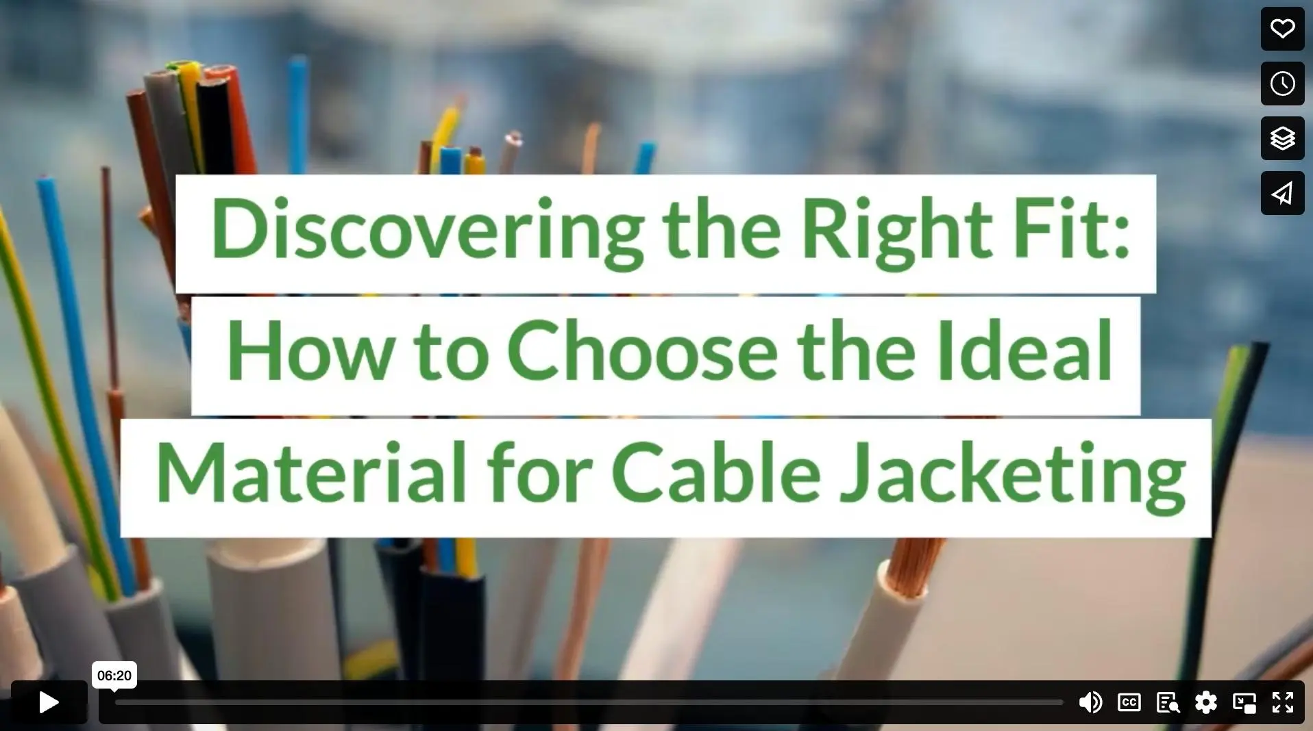 Discovering the Right Fit: How to Choose the Ideal Material for Cable Jacketing