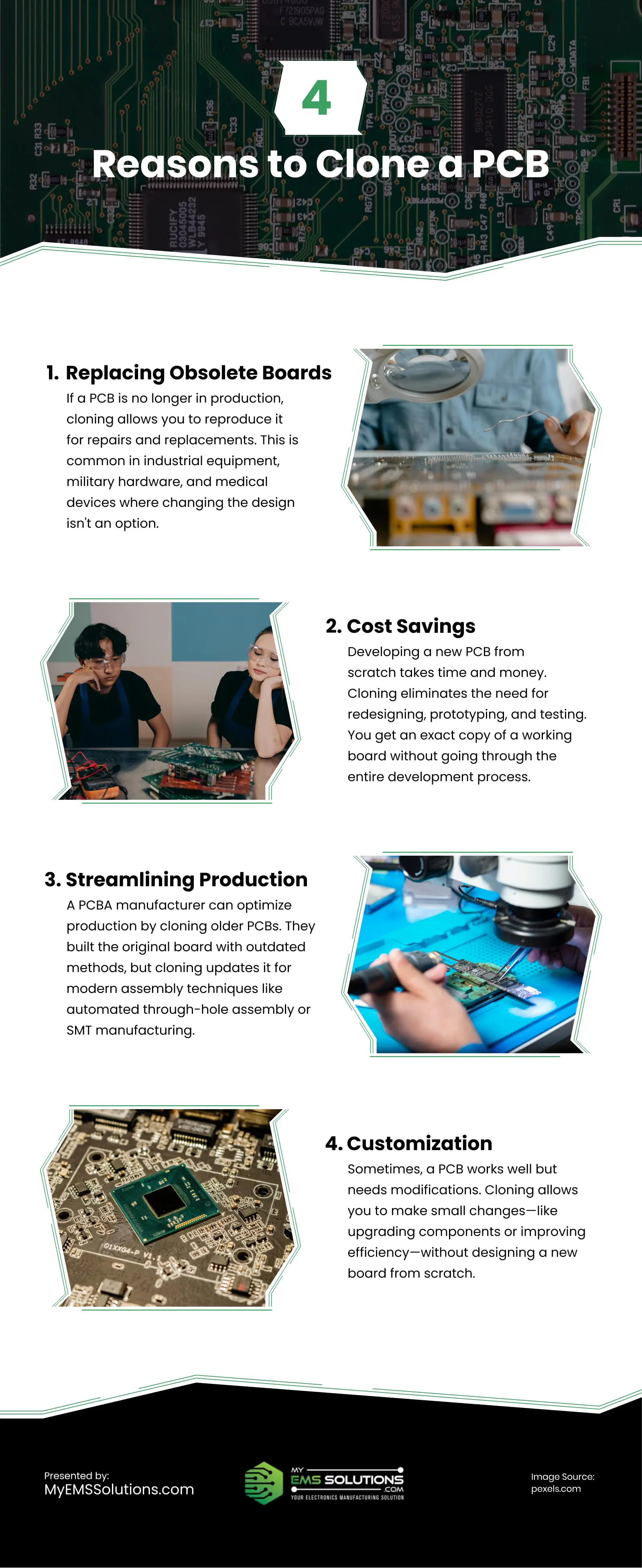 4 Reasons to Clone a PCB Infographic