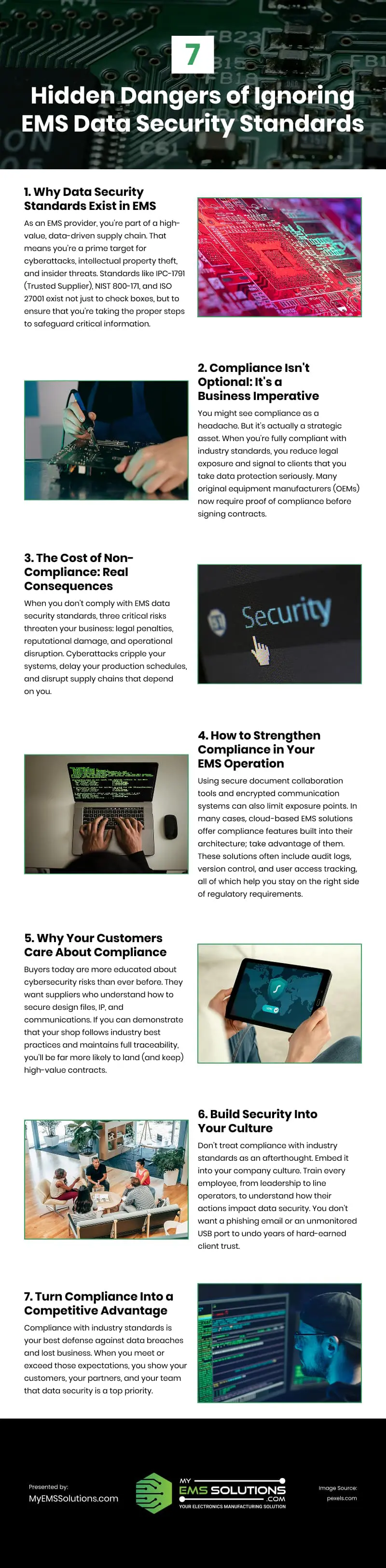 7 Hidden Dangers of Ignoring EMS Data Security Standards Infographic