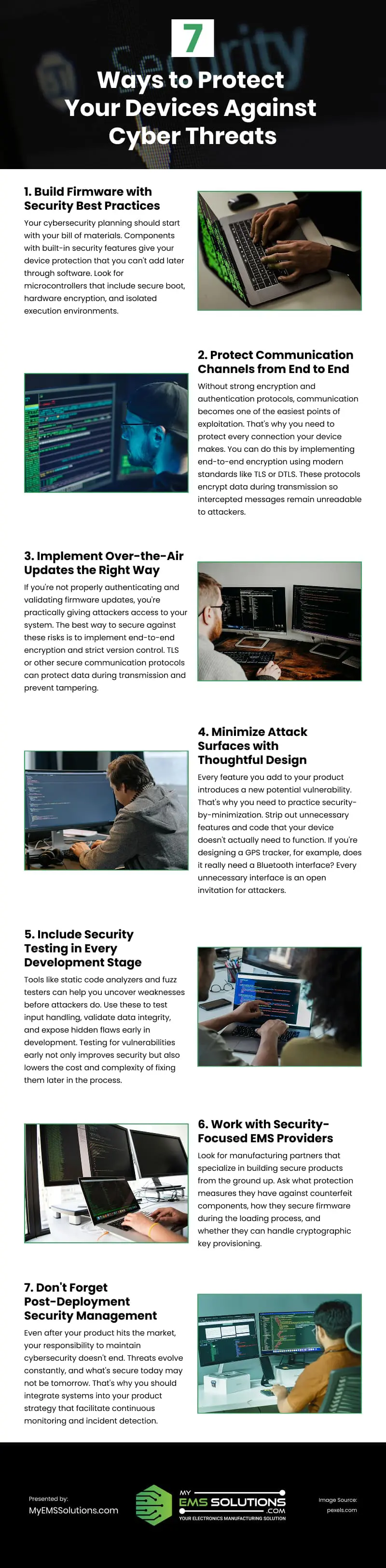 7 Ways to Protect Your Devices Against Cyber Threats Infographic