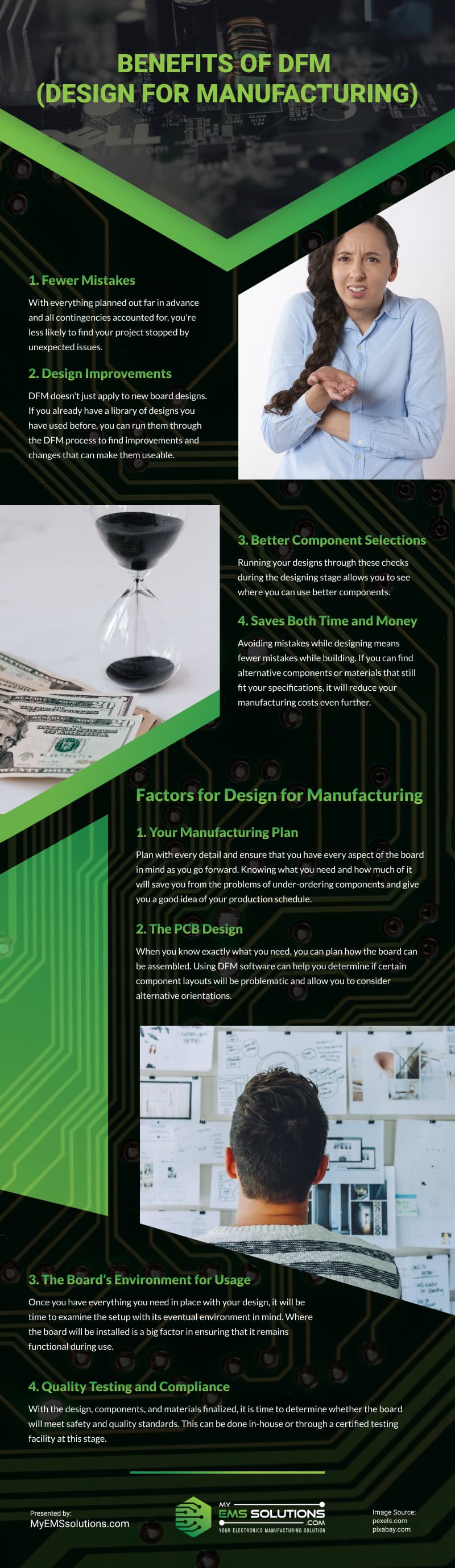 Benefits of Design For Manufacturing Infographic Benefits of Design For Manufacturing Infographic
