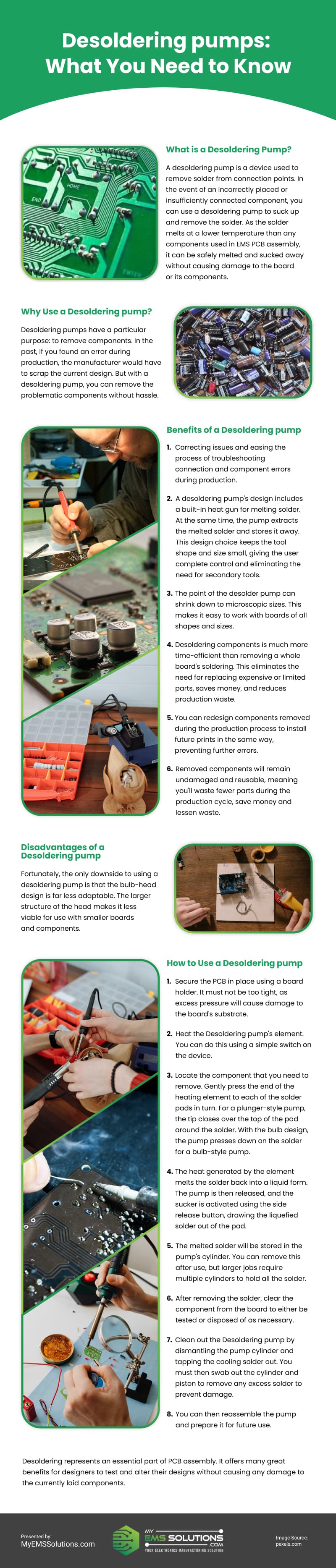 Desoldering Pumps: What You Need to Know Infographic