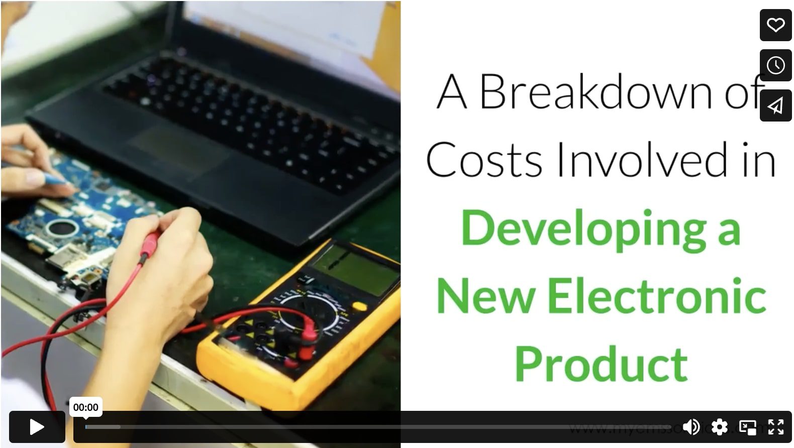 A Breakdown of Costs Involved in Developing a New Electronic Product