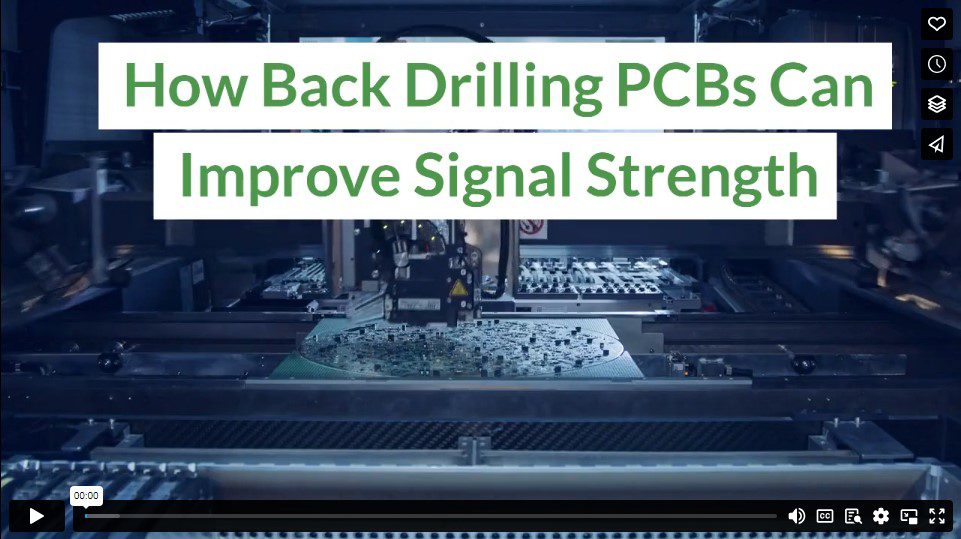 How Back Drilling PCBs Can Improve Signal Strength