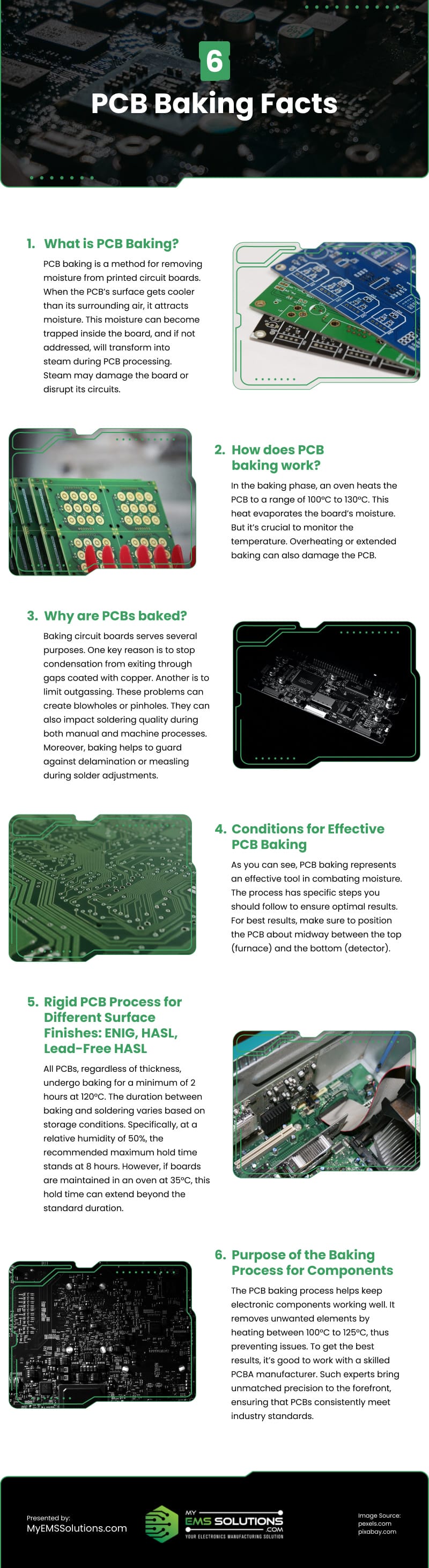 What is PCB Baking and Should You Use It? 6 PCB Baking Facts Infographic