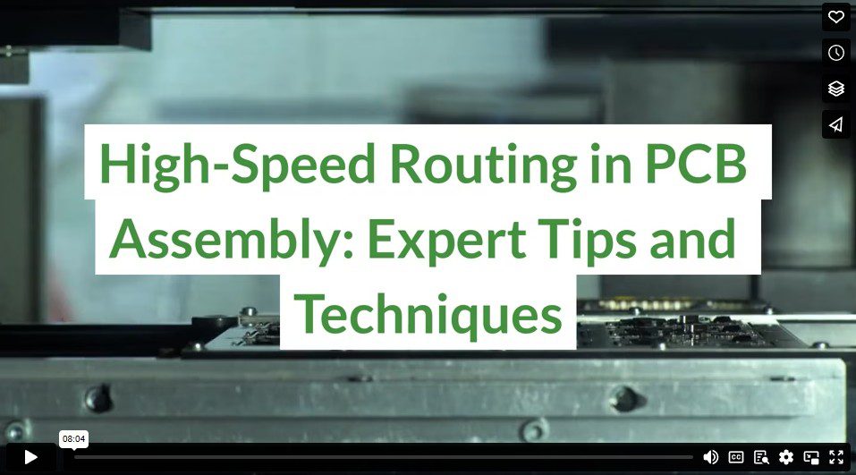 High-Speed Routing in PCB Assembly: Expert Tips and Techniques