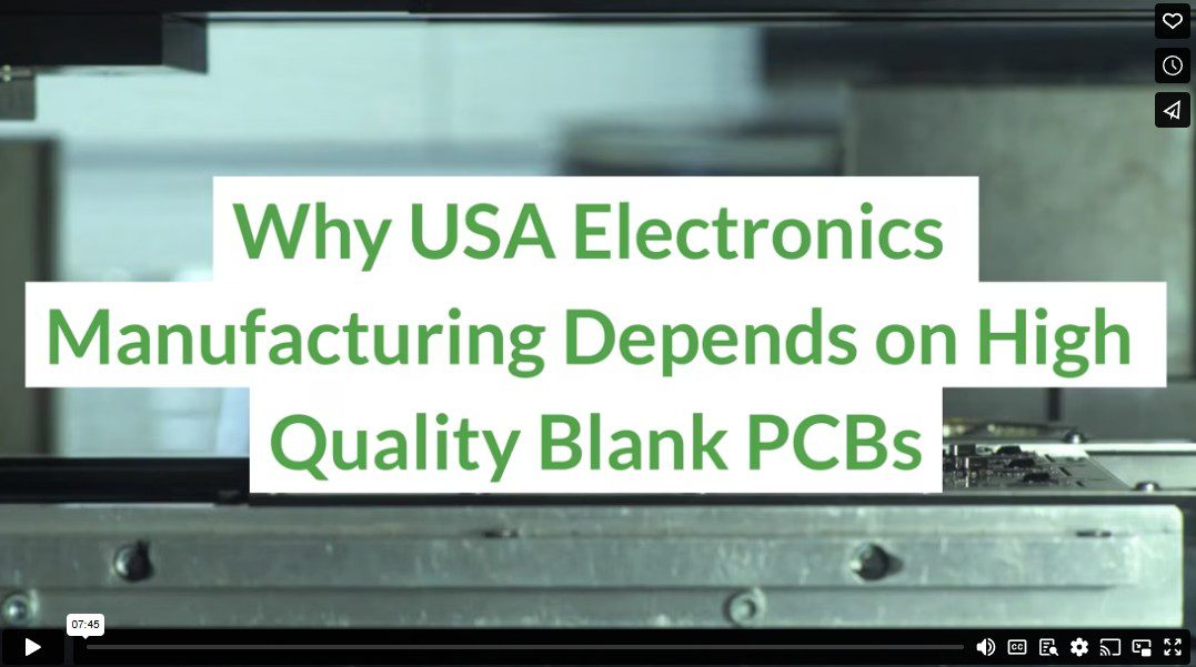 Why USA Electronics Manufacturing Depends on High Quality Blank PCBs