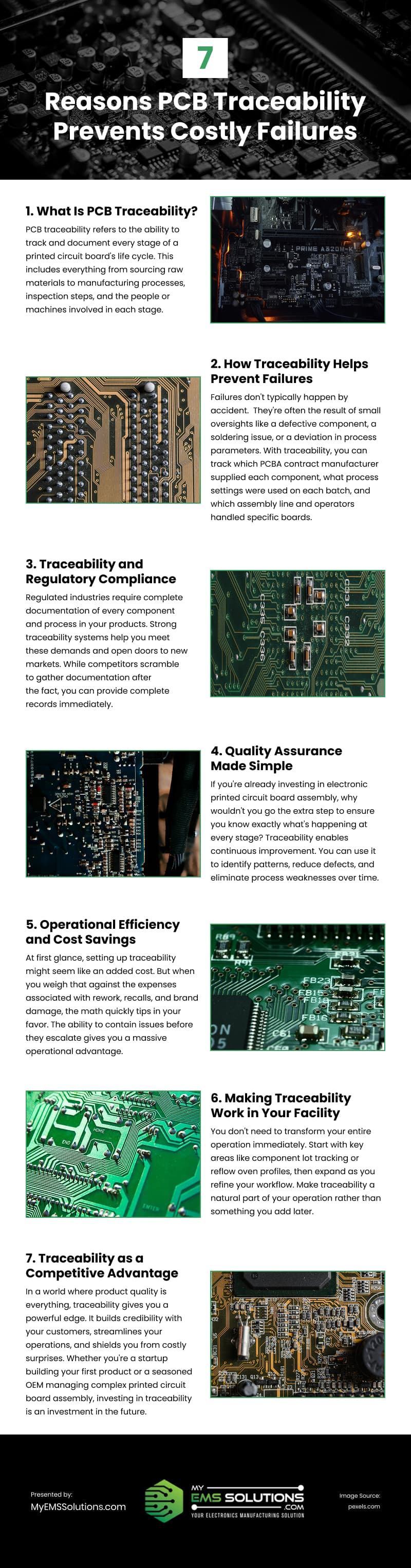 7 Reasons PCB Traceability Prevents Costly Failures Infographic